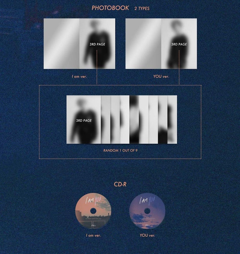 JYP Stray Kids - I am You [I am+You ver. Set] (3rd Mini Album) 2CD+Photobook+6 QR Photocards+ Double Side Extra Photocards Set - Image 3